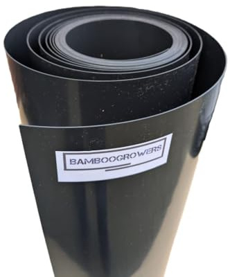 Bamboogrowers Barriera Antiradici HDPE 64cm 1mm – 10 Metri – Protezione Radici per bambù e Giardino