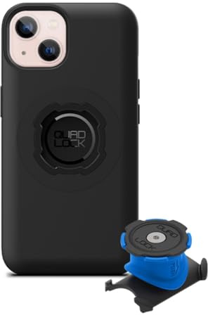 QUAD LOCK Vorbau/Lenker Handyhalterung Fahrrad Kit mit iPhone 13 MAG Hülle