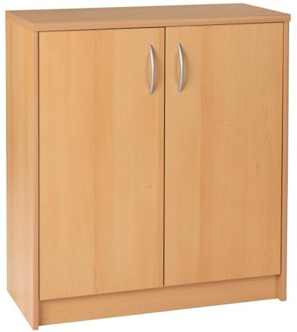 Nicht Zutreffend Kommode mit 2 Türen - Buche - 74 cm breit - Sideboard Mehrzweckschrank