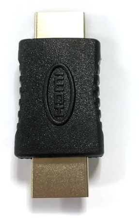 VoltShine Adattatore HDMI da maschio a femmina in elegante colore nero collegare dispositivi in modo semplice e veloce, garantendo una trasmissione audio e video.
