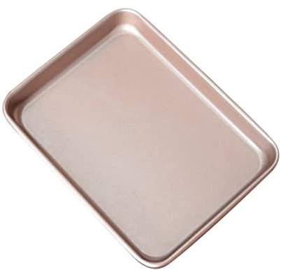DECHOUS Quadratische Backform Carbonstahl Antihaftbeschichtet 32,5x27cm Ofenfeste Kuchenform Für Brot Und Gebäckzubereitung Mit Glatten Abgerundeten Kanten
