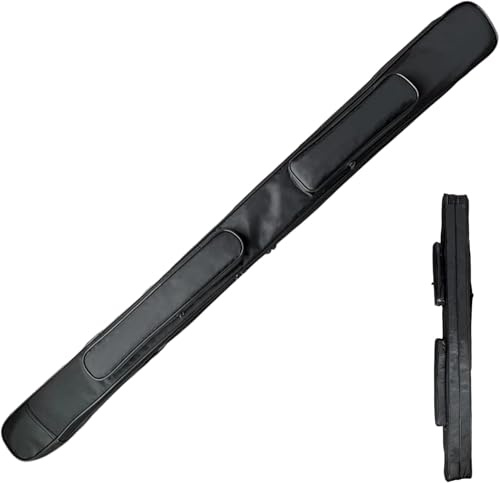 WSOGYDOTX Black Oxford Cloth Waterproof Sword Bags,Double Layer Backpack,Can Hold 2 Swords Portable Sword Bag for Katana Sword Tai chi Bokken Tachi Long Swords-130CM