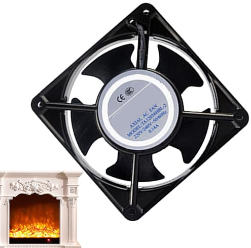 Generisch Oven Fan Heater - Portable High Performance Fan Non Electric Fan Thermoelectric Stove Fan | Home Garage Living Room Camping Pellet Cast Iron Stove Heater Fan