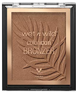Wet n Wild, Color Icon Bronzer, weicher Bronzer mit Gel angereichert, langanhaltende Formel, für strahlende Haut wie von der Sonne geküsst, Vegan, What Shady Beaches
