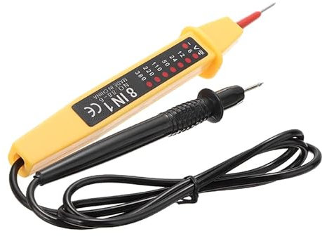 Ziyan Spannungsprüfer LED Stromprüfer Phasenprüfer Gleich- und Wechselspannung 0-500V