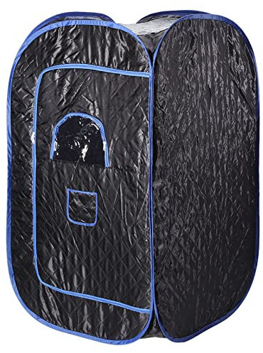 Dpofirs Folding Steam Box, Folding Private Sauna Tent, Portable Sauna Bag for Home Sauna, Improve Blood Circulation Sauna Tent for Household