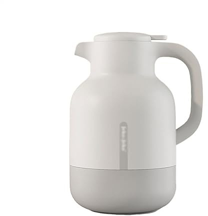 Jarra térmica para café, tetera, forro de cerámica, termo de 2 litros, jarra térmica de gran capacidad, termo para agua caliente y café, forro de termos al vacío, olla aislante para el hogar