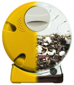 Compostiera rotativa compatta da 40 litri, ideale per gli spazi del giardino. Previene i cattivi odori e separa i liquidi sporchi. Prodotto in Spagna con materiali riciclabili.