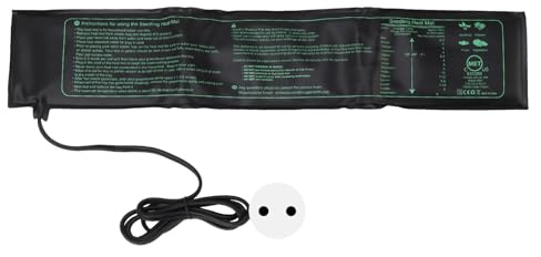 Akozon Sämlings-Wärmematte, Heizkissen für die Keimung von Zimmerpflanzen, Hydroponisch, Wasserdicht, Faltbar, Sicher (EU-Stecker 220 V)