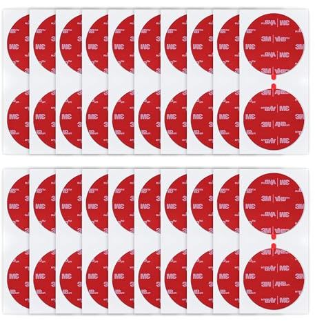 3M Pads Adesivi Biadesivi ad alta Resistenza Diametro 50MM 40 Pcs