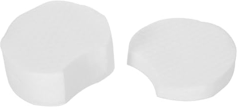 Halbrunde Make Up Entferner Pads 600 Stück aus Vliesstoff | Feucht und Trockenpads, für Frauen und Mädchen, Weiß, Klein und Leicht, zum Entfernen von Öl