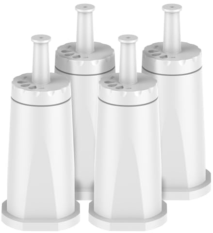 GLACIER FRESH (4 Pack) Water Filter Compatible with Sage Coffee Machines | TÜV SÜD Certified, Replacement for ClaroSwiss Filter, Barista Express Pro, Oracle Jet Touch, SES BES 875/876/878/880/980/990
