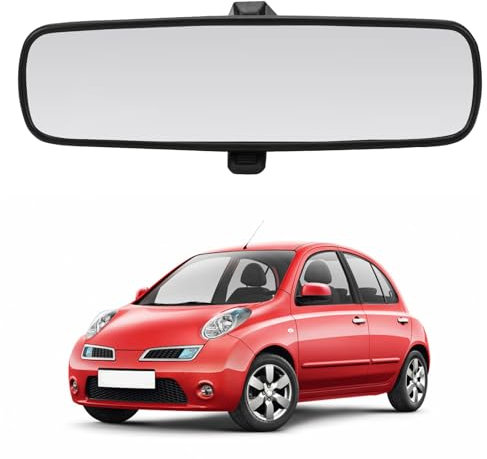 Opaltool Auto Innenspiegel Kompatibel mit Nissan Micra K12 K13 2003-2022, Innenrückspiegel Spiegel