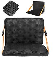 Asientos de Estadio con 2 Cojines Hinchables Asiento Portátil para Tribuna Jardín Al Aire Libre Conciertos Camping Ultra Ligero Plegable Cojín para Asientos de Estadio con Respaldo