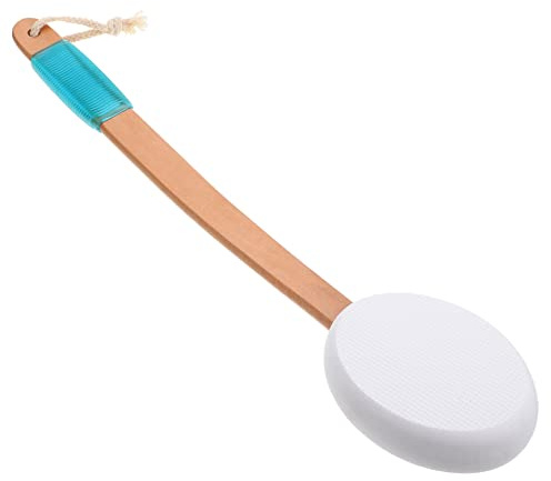 Healeved Spazzola Corpo Manico in Legno, Design Ergonomico, Esfoliazione Delicata per Doccia e Applicazione Solare