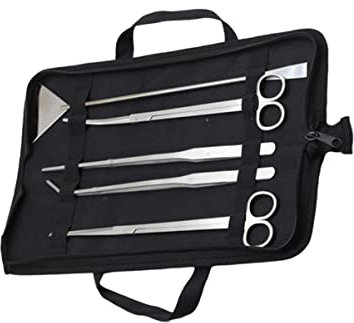 Yardwe 5piezas Rascador De Algas para Acuario Pinzas Tijeras Paisajismo Herramienta Acuáticas Bolsa Lona