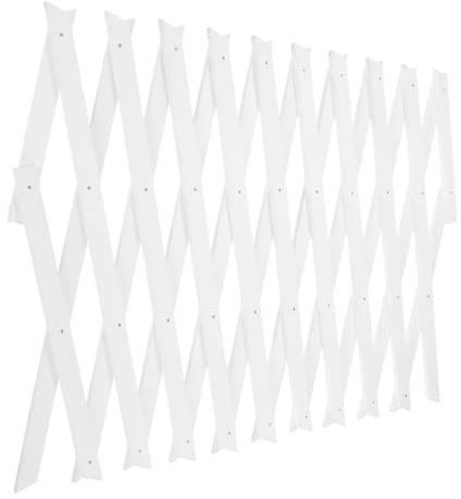 Hemobllo Treillis De Jardin Bois pour Plantes Grimpantes Panneau De Clôture Extensible Et Mural Clôture De Jardin Treillis pour Extérieur