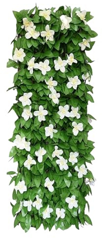 Panneaux muraux de fleurs artificielles – Haies de verdure au design réaliste et extensible | Panneau mural vert pour la maison, le jardin, le bureau, la boutique, le café, la décoration de mariage