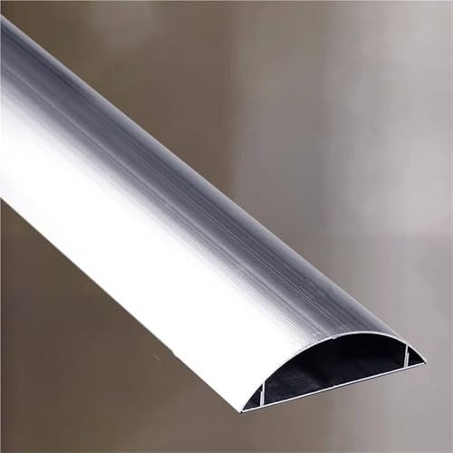 calpestabile passacavi Canalina Per Cavi In ​​lega Di Alluminio, Per Cavi Da 30 40 55 75 100 112 Mm Di Larghezza Verniciabile, Gestione Dei Cavi Per Evitare(L W H 80cm x 30mm x 8mm)