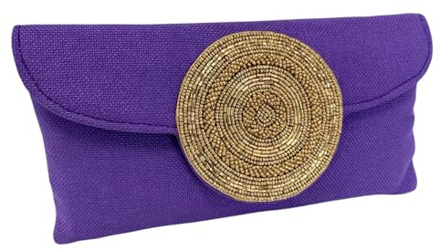 SITARA Cartera de Mano de Fiesta para Mujer - Bolso Clutch Artesanal Elegante para Boda Eventos e Invitada - Hecho a Mano | Hecho a mano