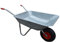 KCT 65L Garden Galvanised Steel Wheelbarrow with Pneumatic Tyre