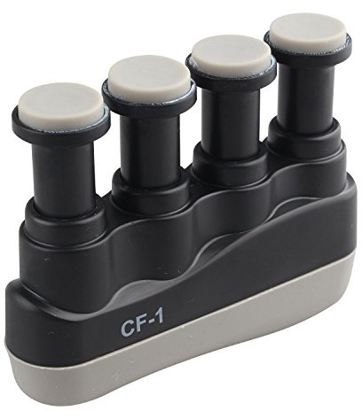 Futheda Gitarren-Fingertrainer zur Kräftigung der Hand, tragbar, für Erwachsene und Kinder, zum Erlernen von Klavier, Violine, Zither, Bass