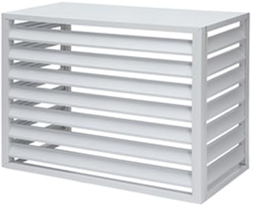 Versátil soporte aire acondicionado exterior, práctica cubierta de aire acondicionado de aleación de aluminio,rejilla para aire acondicionado,resistente y duradero,fácil de instalar,reducción de ruido