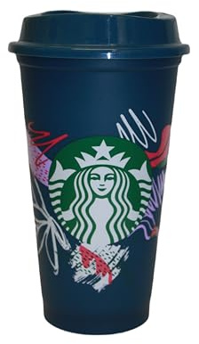Starbucks Medianoche Edition - Vaso de color (473 ml, reutilizable)