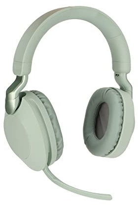 Locadence Casque de Jeu sans Fil, qualité sonore HiFi, Casque de Jeu BT avec Microphone, Interface Pliable de Type C, sans Fil BT 5.1, Casque stéréo Filaire Double Mode (Vert)