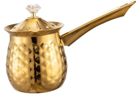 Zerodeko Turkish Coffee Pot Cup Vintage Metal Cezve Maker Stove Top Milk Warmer Butter Arabic Maker