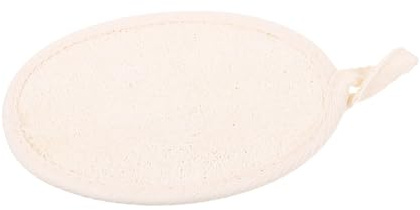 Exfoliante Corporal de Lufa para Ducha, Beige, Uso Diario | Lufa Natural Cuerda de Nailon, Fácil de Sujetar, Elimina Piel Muerta, para Baño y Limpieza