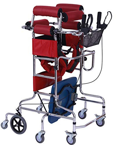 Gehhilfe Mit 360° Drehbarem Rollen-Stehgestell 8 Rädern Tragbarer Toiletten-Sicherheitsrahmen For Ältere Menschen Gehhilfe For Die Rehabilitation Von Menschen Mit Behinderungen(For men)