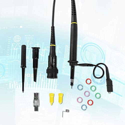Cryfokt P4250 250MHz 2KV Oscilloscope High Voltage Probe Kit for Precise Test Clamp/Holder BNC Lead, Compact Size Accessories for Electronics Enthusiasts