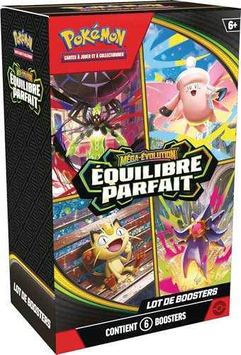 Pokémon : Mega Evolution boosterpaket - perfekt balans (6 booster) från TCG Pokémon