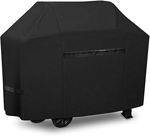 BEEWAY Barbecue Cover, BBQ Grill Cover fits Weber, Brinkmann, Char Broil - Heavy Duty Large BBQ Covers, UV & Waterproof, Rip-proof with Reflective Straps and Storage Bag (170 x 61 x 120cm)