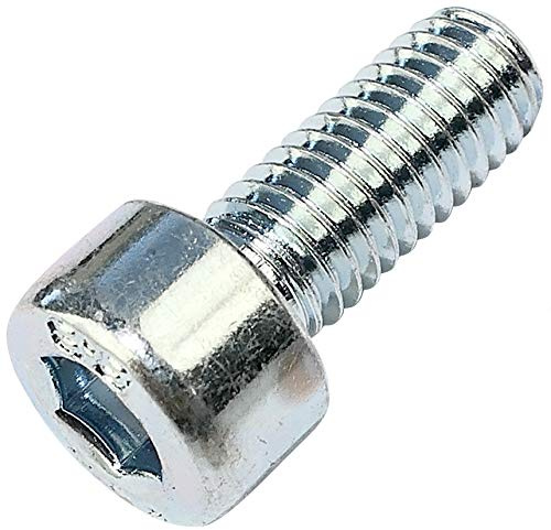 AERZETIX - C47636 - Lot de 100 pièces - Boulons M5x12 - à tête Hexagonale intérieur - Ø5x12mm - DIN 912 - Classe 8.8 - en Acier Zingué - Bricolage - Outillage d'assemblage/Quincaillerie