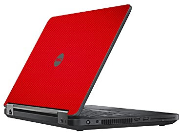 AlphaWraps Skin for Dell Latitude E6440 Laptop | Red Carbon | Protective and Durable Vinyl Decal wrap Cover | Made in The UK