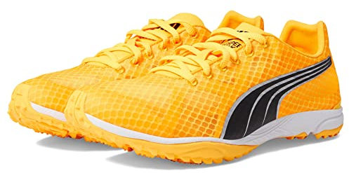 PUMA Men's Evospeed Haraka Track and Field Shoes, Sun Stream-Sunset Glow-Black, 11, Sun Stream-sunset Glow-black, 44 EU
