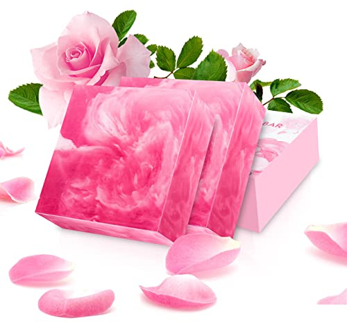 Yoni Soap Bars Vaginal Wash 3 PCS, 100% Natural Organic intimate soap for Women Ph Balance Yoni Wash Vaginial Deodorants Vaginal Care Soap with Foaming Net, Vagina Bar Feminine Wash 3.53 OZ