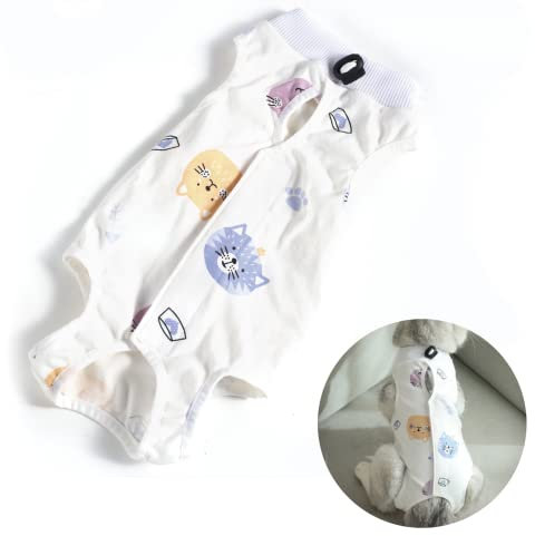 CGLRybO Katzenbody Nach Op Kastration Haustier-medizinisches chirurgisches Hemd Operationsgenesungsanzüge für Katzen