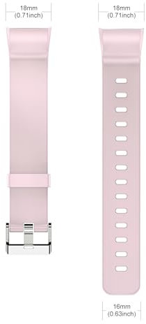 GRV Ersatzarmband für S1A Fitness Armband Ohne Bluetooth App und Handy (Rosa)