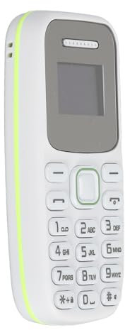 Cuifati 2G Unlocked Phone for Elderly, 0.66 Inch Dual SIM World's Smallest Earphone Mini Seniors Mobile Phone, Music Player Multi Language Support, Tiny Mobile Phone for Kids 380mAh