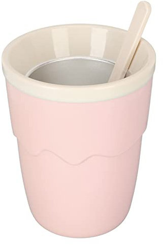 Máquina Para Hacer Granizados, Taza Para Hacer Granizados Congelada Rápidamente, Taza Refrigerada Para Hacer Granizados Con Cuchara, Taza Exprimible Portátil Para Batido De Leche(azul)