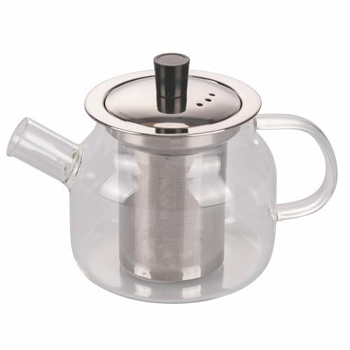 Teiera 400 ml con infusore in vetro borosilicato