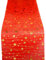 Weihnachten Tischläufer mit Goldenen Sternen, 28cm×500cm tischdecke Weihnachts, Rot Gold Glänzend Tischläufer Vlies, Tischband Weihnachtstischläufer, Tischdeko esstisch für Weihnachten und Advent