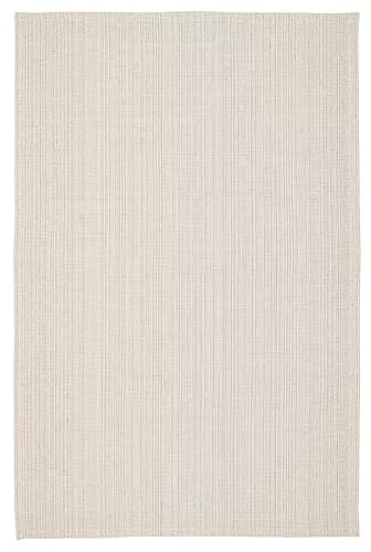 Shamrock Dynamics TIPHEDE - Alfombra plana de algodón, 180 x 120 cm, natural/negro, 2 mm de grosor