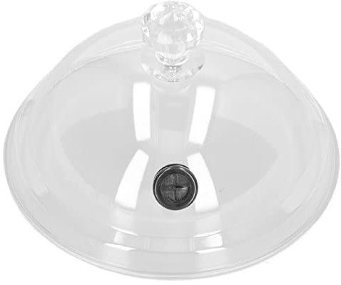 Couvercle à fumer à cocktail, couvercle dôme de cuisine en acrylique pour fumoir, couvercle à cocktail LED de 15,2 cm avec hotte à fumée en verre infuseur cloche plaques de pulvérisation
