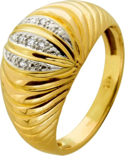 Ch.Abramowicz Diamantring Gold 585 Weißgold 14K Diamanten 0.07ct. 18