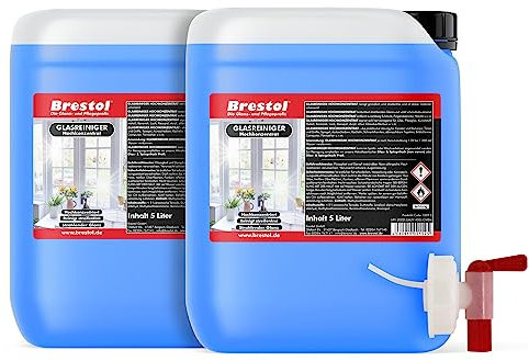 Cristal limpiador concentrado 10 litros con grifo 51 mm (1340.10 a) – -insekterent Ferner limpiacristales – Original brestol