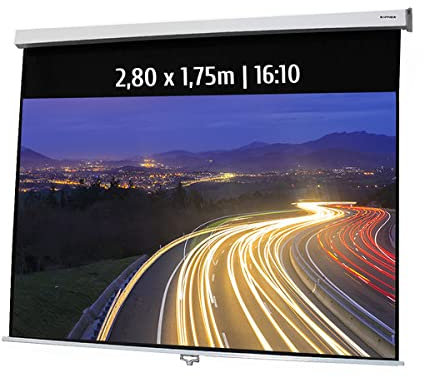 Ecran de Projection Manuel 2,80 x 1,75m - Format 16:10